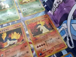 Neo Genesis Folder Series 1 Japanese Pokemon Cards Typhlosion, Feraligatr, Mint - Image 3