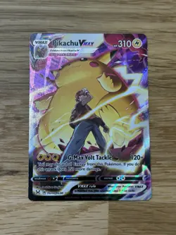 Pikachu VMAX Lost Origin TG17/TG30 Holo Pokemon Card FA Trainer Gallery - Image 2