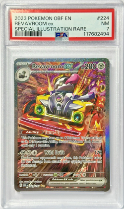 PSA 7 OBF EN Revavroom ex #224 SIR - 2023 Pokemon Sv03: Obsidian Flames 224/197 - Image 1