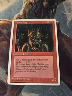 Magic The Gathering: Goblin King 4th Edition MP - Image 2