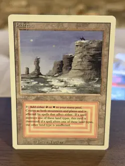 Plateau Revised MTG Magic The Gathering LP Never Played - Image 1