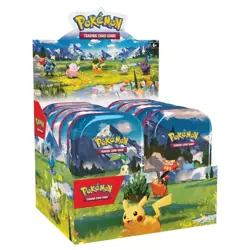 POKEMON TCG Display 10x Mini Tin Sealed Case ASCENDED HEROES PRESALE - Image 1