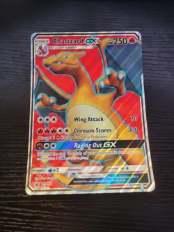 Pokemon TCG Charizard - GX Black Star Promo SM60 Jumbo Holo Full Art - Image 1