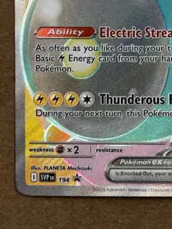 Pokemon TCG Bellibolt EX Black Star Promo 194 Full Art Holo (English) LP - Image 4
