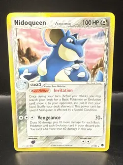 Pokemon TCG Nidoqueen (Delta Species) 7/101 Holo Rare - EX Dragon Frontiers - - Image 2