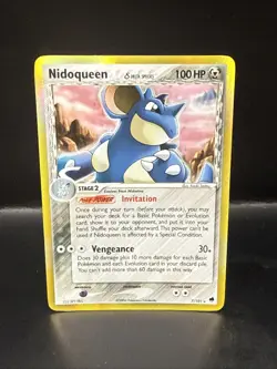 Pokemon TCG Nidoqueen (Delta Species) 7/101 Holo Rare - EX Dragon Frontiers - - Image 3