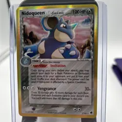 Pokemon TCG Nidoqueen (Delta Species) 7/101 Holo Rare - EX Dragon Frontiers - LP - Image 1