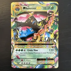 Pokemon TCG M Venusaur EX 2/108 Evolutions Holo - Image 1