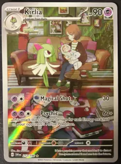 Pokemon TCG Kirlia Illustration Rare Scarlet & Violet 212/198 English Full Art - Image 1