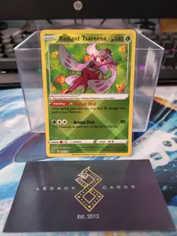 Radiant Tsareena 016/195 - SWSH: Silver Tempest Radiant Rare - Pokemon TCG (NM) - Image 1