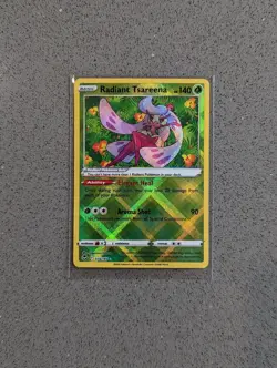 Radiant Tsareena 016/195 Radiant Rare Silver Tempest Pokemon TCG NM - Image 1