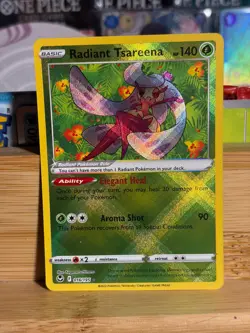 RADIANT TSAREENA 016/195 Silver Tempest Radiant Rare Holo Pokemon TCG Near Mint - Image 1