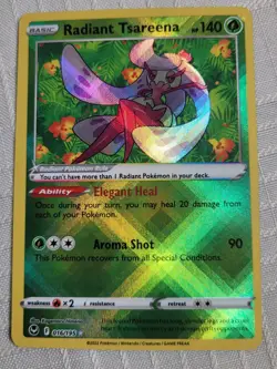 Radiant Tsareena 016/195 HOLO RADIANT RARE - Silver Tempest -Pokemon TCG Card - Image 1