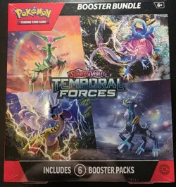 Pokemon Scarlet & Violet Temporal Forces Booster Bundle Sealed *6 PACKS* English - Image 1