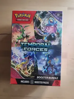 Pokemon: Scarlet & Violet Temporal Forces Booster Bundle (6 Packs) Sealed - Image 1