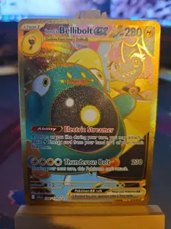 Pokemon TCG Iono's Bellibolt EX Holo Card 188/159 Sv09: Journey Together NM - Image 1