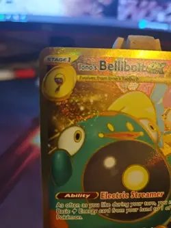 Pokemon TCG Iono's Bellibolt EX Holo Card 188/159 Sv09: Journey Together NM - Image 2