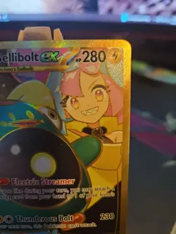 Pokemon TCG Iono's Bellibolt EX Holo Card 188/159 Sv09: Journey Together NM - Image 3