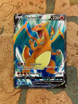 Pokemon Card TCG - Charizard V 153/172 Full Art Ultra Rare Brilliant Stars NM - Image 1