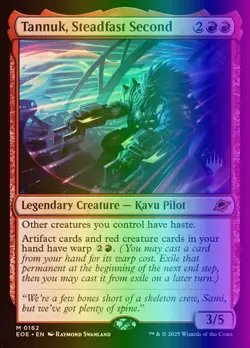 Tannuk, Steadfast Second (162/160) Edge of Eternities Promos LP FOIL- Stamped - Image 1