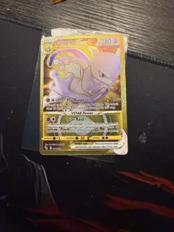 Pokemon Go Mewtwo VSTAR Rainbow Secret Rare TCG Card 079/078 - Image 1
