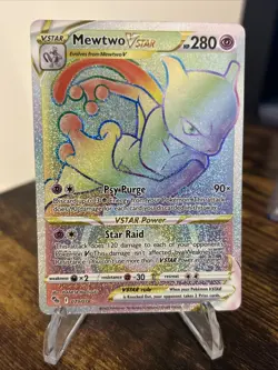 Mewtwo VSTAR (Secret) 079/078 Pokemon GO (PGO) TCG Rainbow - Image 1