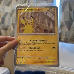 Pokemon x Natural History Museum London Pikachu At The Museum Jumbo Card Sealed - Image 1