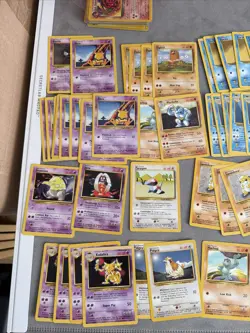 Vintage Pokemon Cards Base Set Bulk Bundle Lot LP-NM 1999 Charmander Squirtle - Image 2