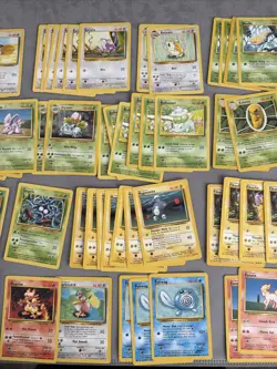 Vintage Pokemon Cards Base Set Bulk Bundle Lot LP-NM 1999 Charmander Squirtle - Image 5
