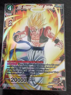 Dragon Ball Super Card - SS Gogeta, Bold Arrival BT27-007 SR Mint - Image 1