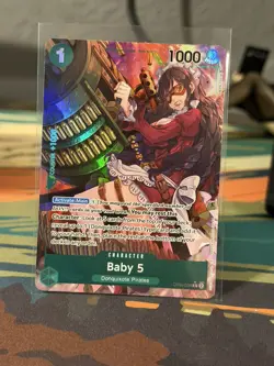 Baby 5 OP05-034 R (Alt Art) Awakening Of The New Era One Piece Card English - Image 1