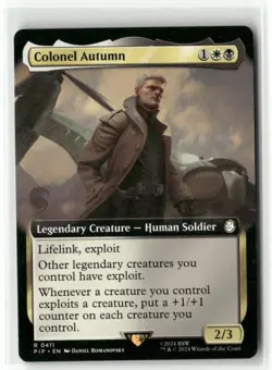 Colonel Autumn Extended Art - Universes Beyond Fallout MTG NM - Image 1