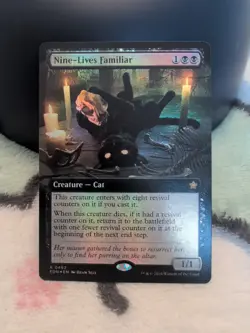 Nine-Lives Familiar (Extended Art) Foundations Foil NM 13126 - Image 1