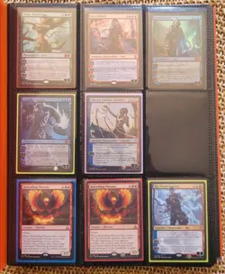 MTG Magic the Gathering Collection Binder - Planeswalker - Lands - Mythic - Image 2