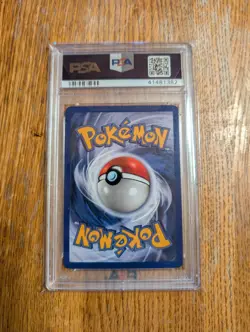 PSA 8 NM-MINT Pokemon TCG Hitmonchan Base Set 7/102 Holo Rare VINTAGE Slab - Image 2