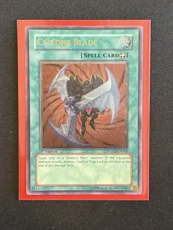 Yugioh Cyclone Blade POTD-EN043 1st Edition Ultimate Rare NM - Image 1