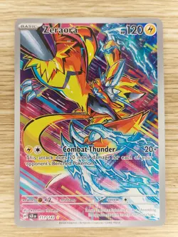 2024 Pokemon S&V Stellar Crown 151/142 Zeraora Illustration Rare - Image 1