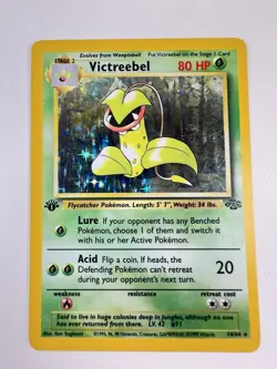Victreebel 14/64 Jungle 1st Edition HOLO Rare Pokemon TCG Card Vintage WOTC - Image 1