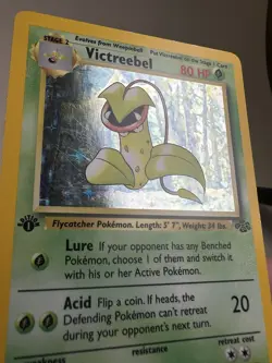 Victreebel 14/64 Jungle 1st Edition HOLO Rare Pokemon TCG Card Vintage WOTC - Image 4