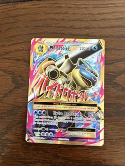 Pokemon TCG Mega Blastoise EX Full Art 102/108 Evolutions - Image 1