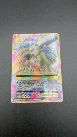 Pokemon TCG Mega-Blastoise-EX Evolutions Holo Full Art Ultra Rare Card 102/108 - Image 2