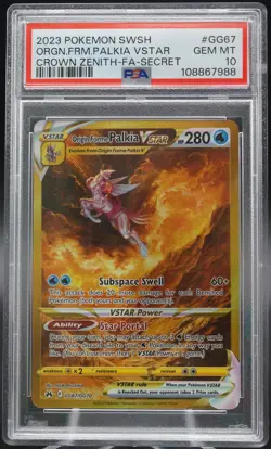 2023 Pokemon Crown Zenith #GG67/GG70 Origin Forme Palkia VSTAR PSA 10​ GEM MINT - Image 1