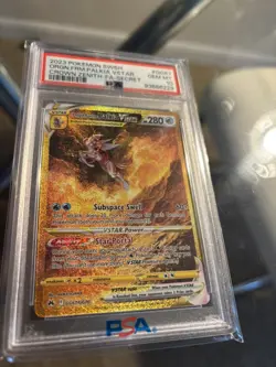2023 Pokemon Origin Forme Palkia VSTAR Secret Rare GG67/GG70 Crown Zenith PSA 10 - Image 3