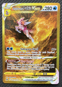 Origin Forme Palkia VSTAR GG67/GG70 Crown Zenith Pokemon Card 2023 Gold NM - Image 1