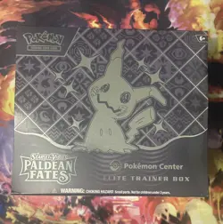 Pokemon Scarlet & Violet Paldean Fates Pokemon Center ETB Elite Trainer Box NEW - Image 1