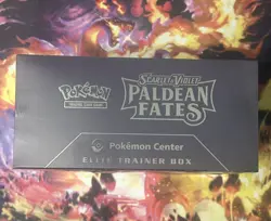 Pokemon Scarlet & Violet Paldean Fates Pokemon Center ETB Elite Trainer Box NEW - Image 2