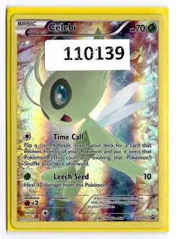 (110139) CELEBI XY111 Pokemon Black Star Holofoil Promo Card MYTHICAL COLLECTION - Image 1