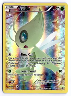 (110139) CELEBI XY111 Pokemon Black Star Holofoil Promo Card MYTHICAL COLLECTION - Image 2