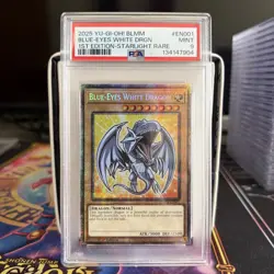 PSA 9 1st Ed Starlight Rare Blue-Eyes White Dragon 2025 BLMM-EN001 - Image 1