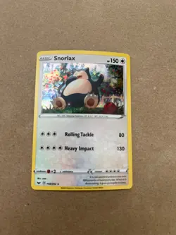 Snorlax 140/202 - Sword & Shield Promo - Holo Rare Pokemon Card - Near Mint (NM) - Image 1